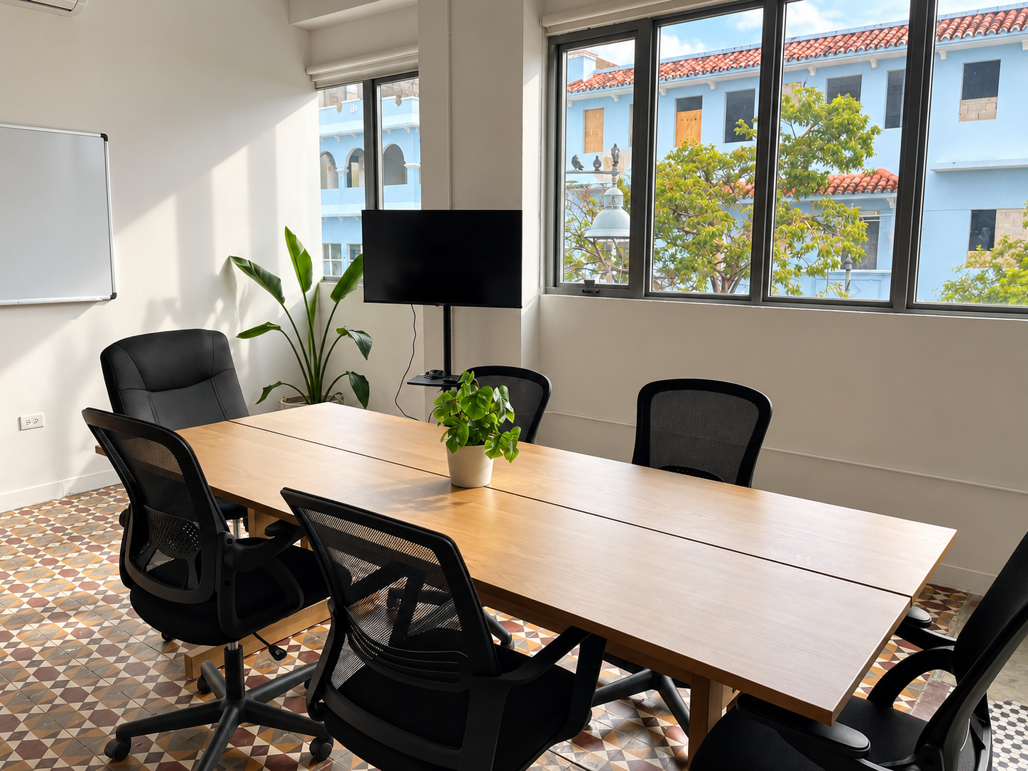 Conference room at Mosaico Cowork