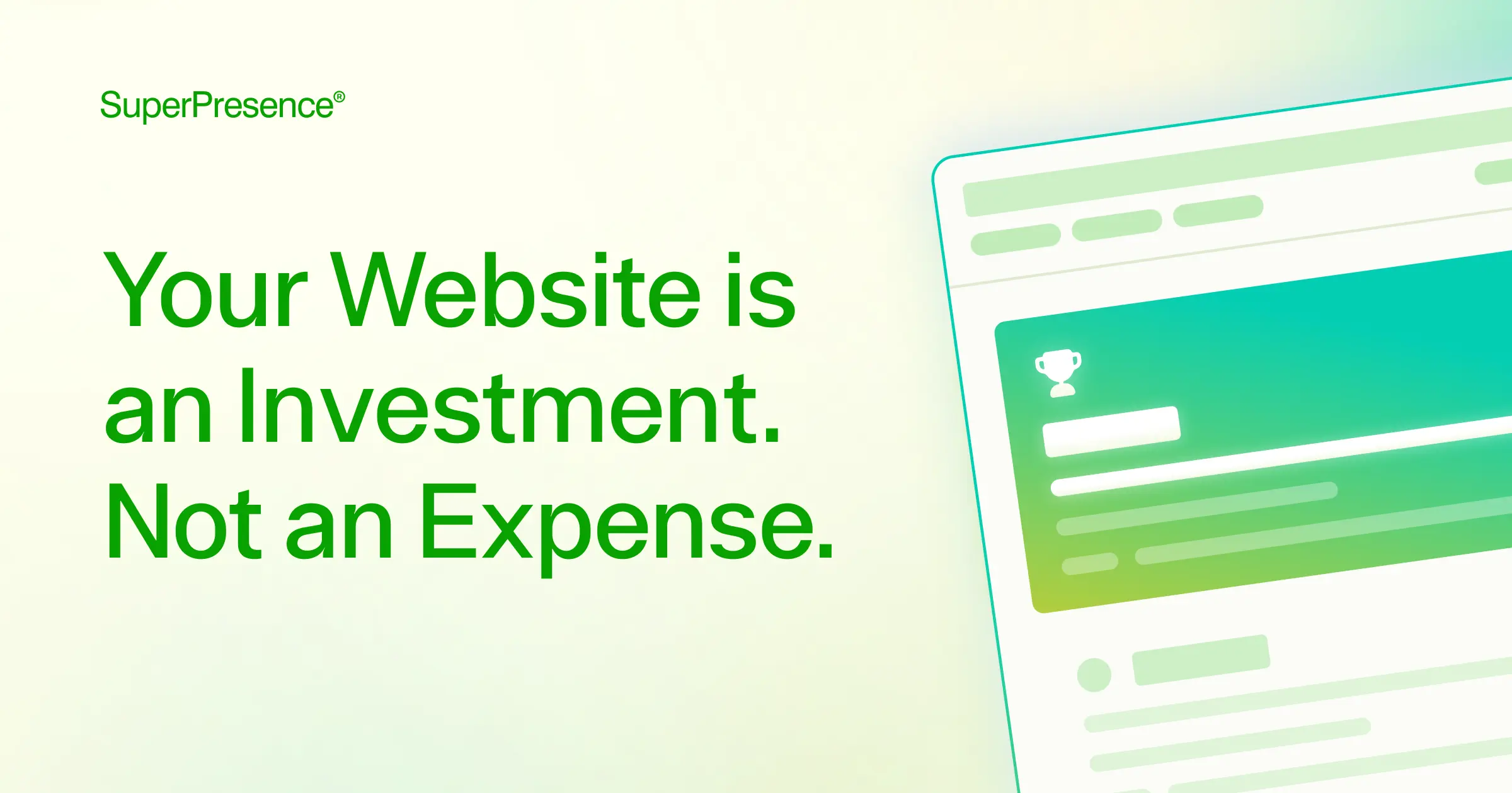Your Website is an Investment, Not an Expense