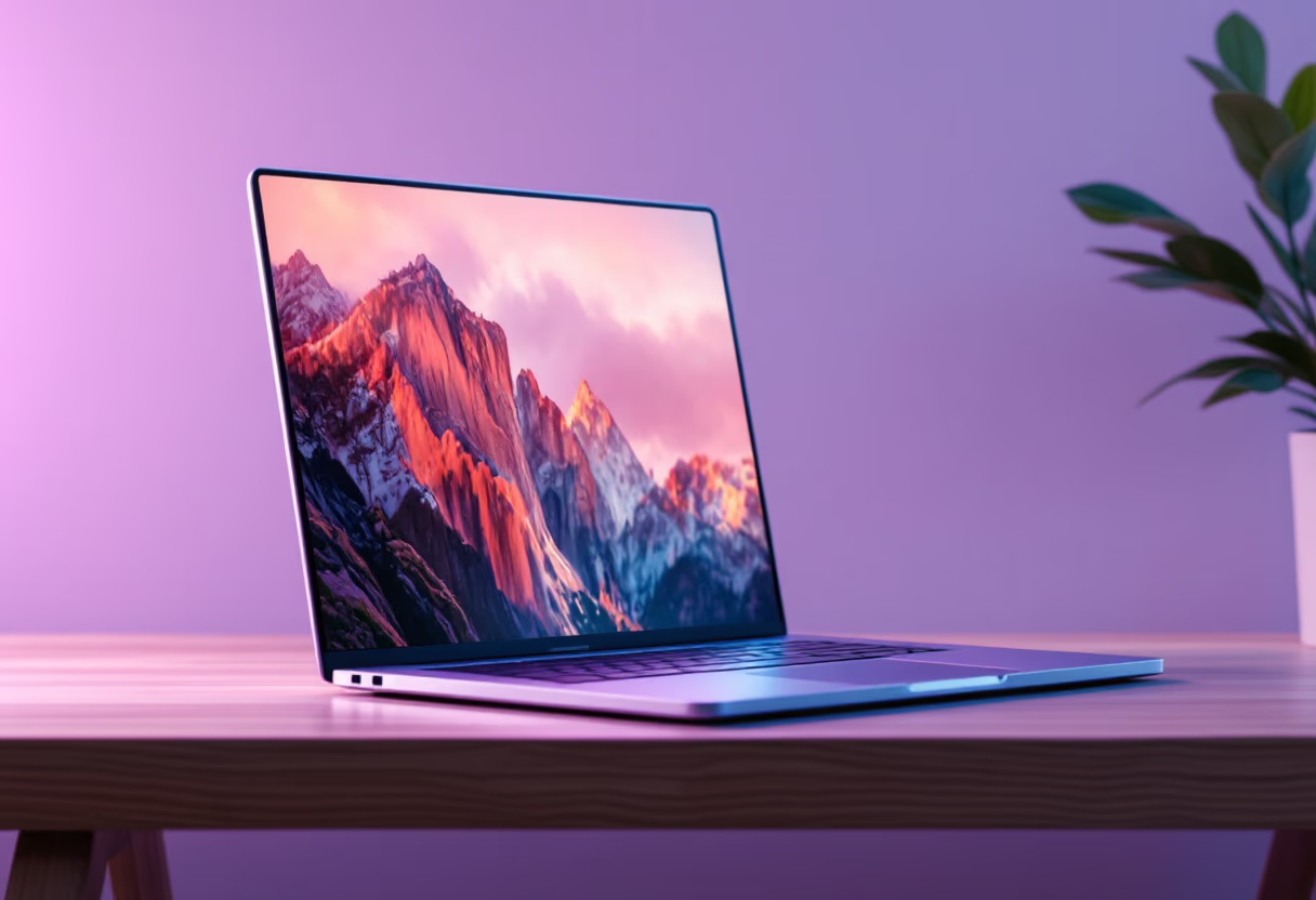 image of a laptop displaying a coaching blog