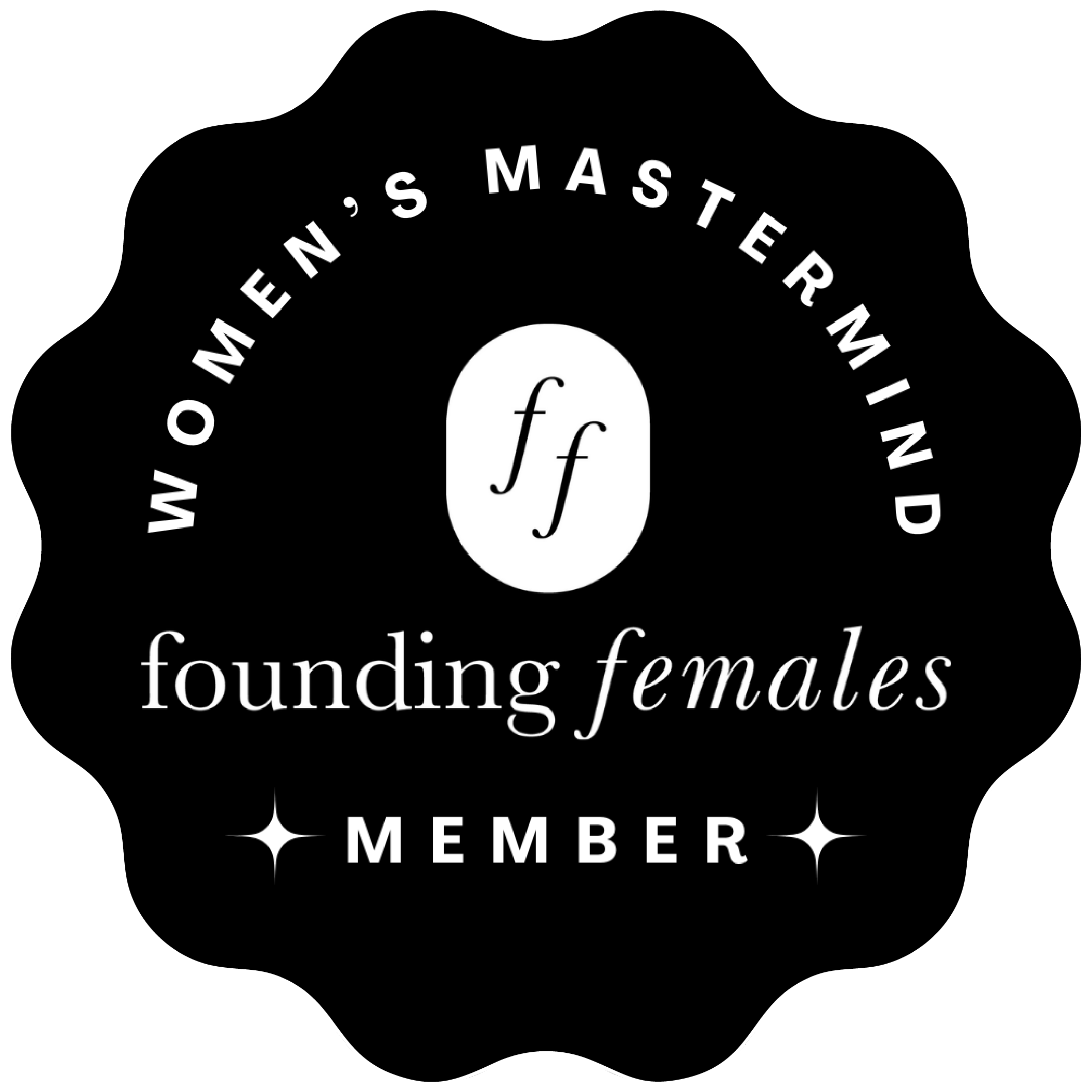 A website badge showcasing that EQBM is a member of the Founding Females' Women's Mastermind.