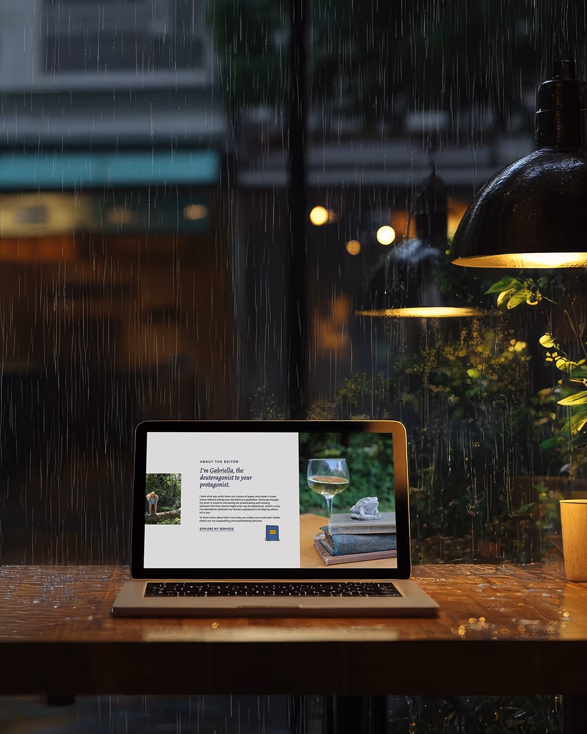 A laptop displaying the Mossy Frog website, created by EQBM Design Company.