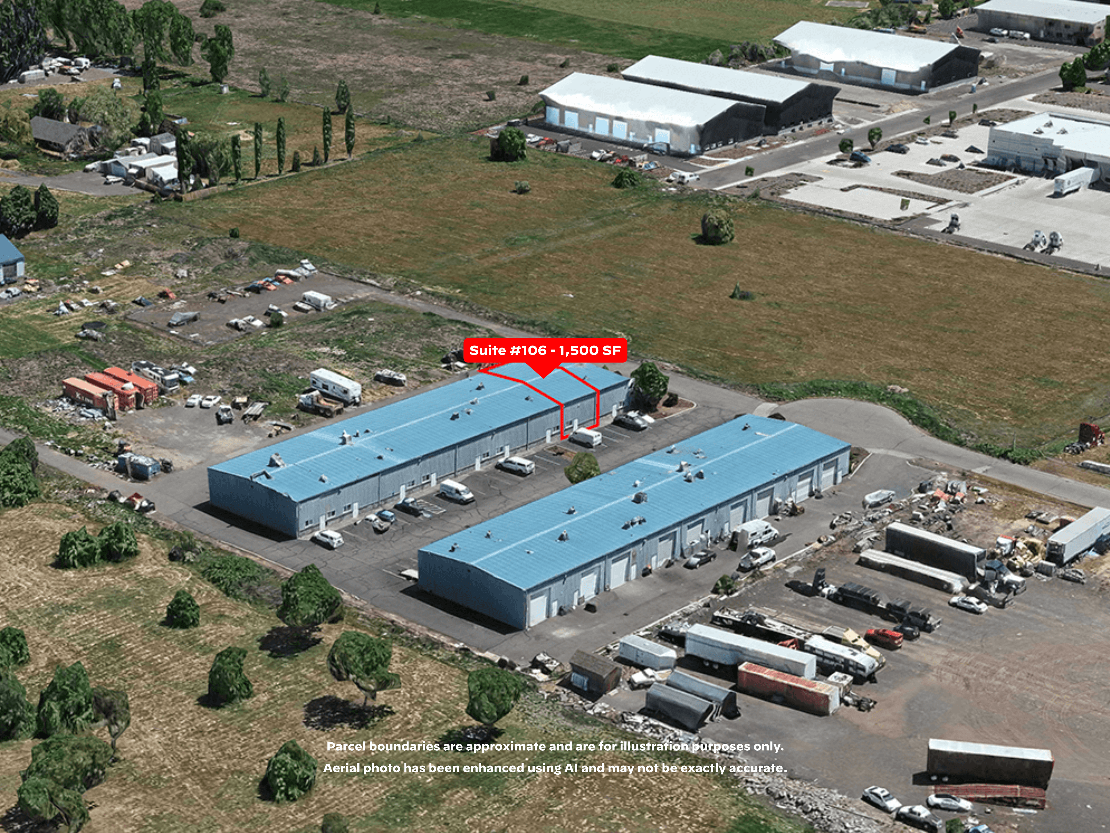 Small-Bay Warehouse for Lease - 5598 Table Rock Rd #106