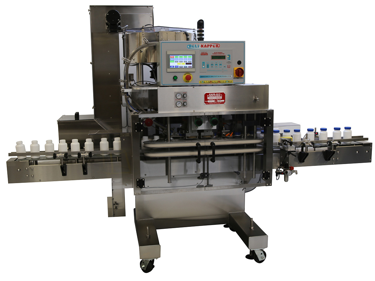 BK‑4 Precision Belt Capper with EM‑980: Inline Torque Control for Pharma & Personal Care