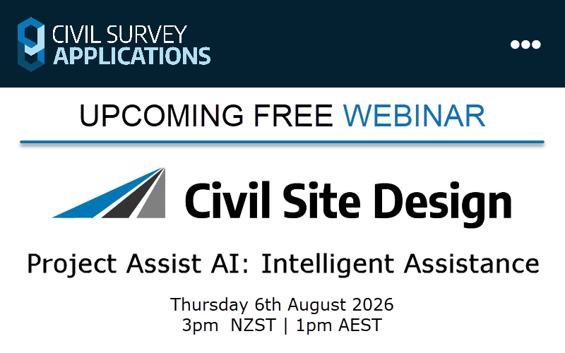 Civil Site Design webinar