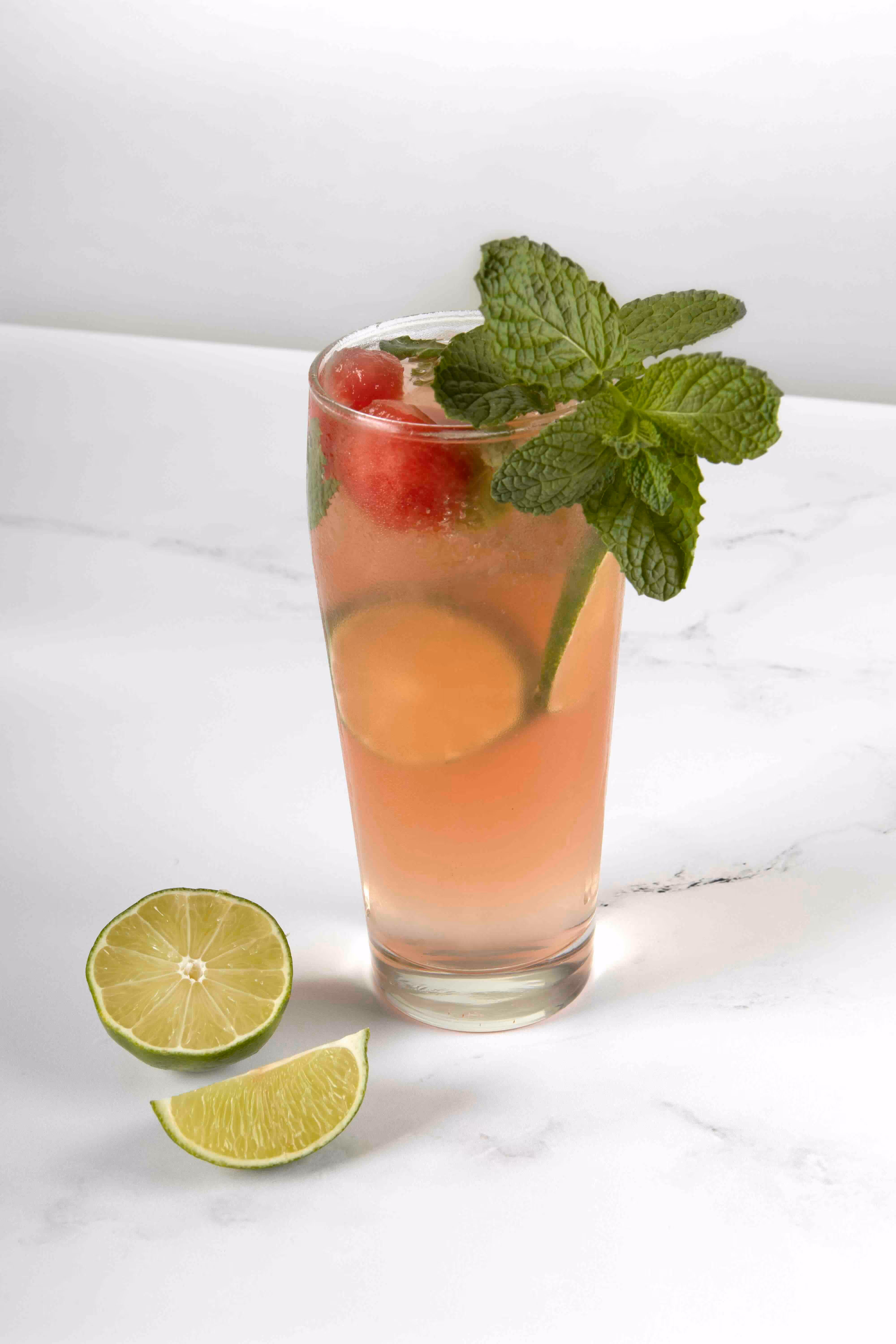 Cocktail on a marble table