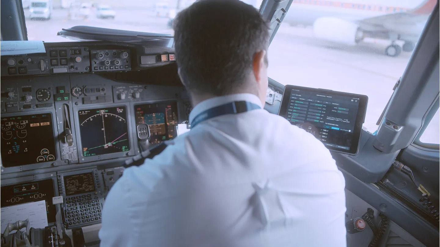 Der Datenabgleich zwischen Flugzeugpersonal und Bodenpersonal ist dank der DCS-Systeme von Ink einfach und schnell.