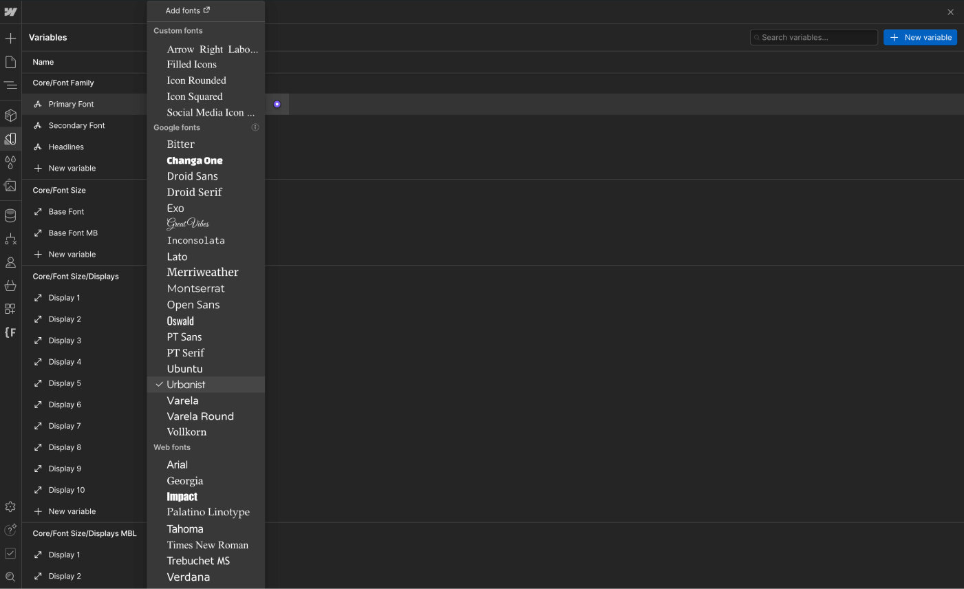 Typography - Laboratory X Webflow Template