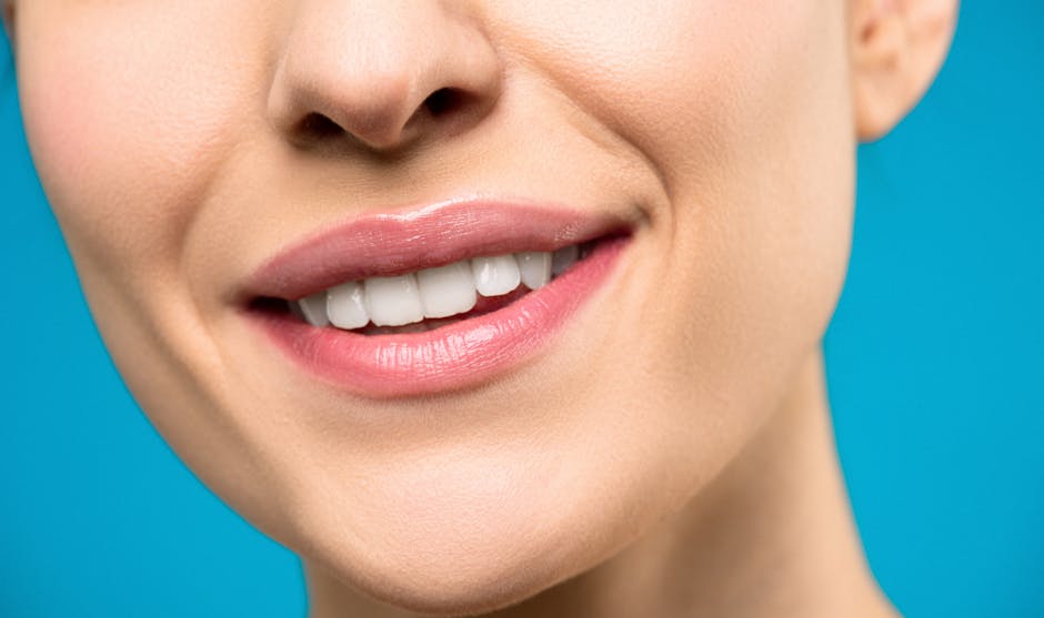 A close-up image of a woman