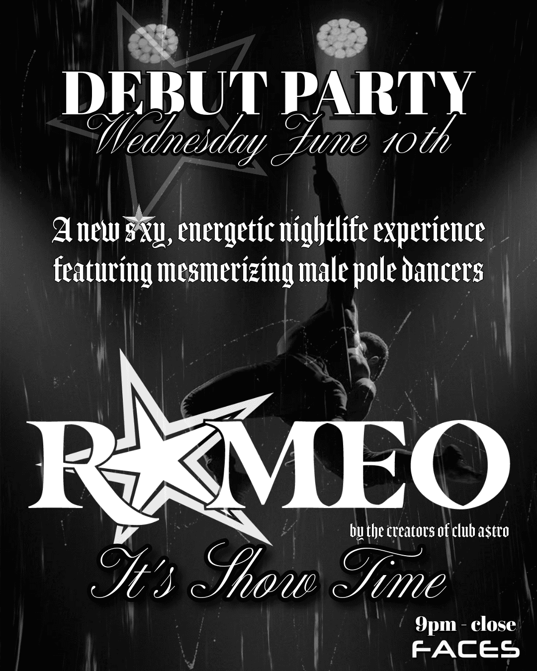 ROMEO debut party! (9pm-1:30am)
