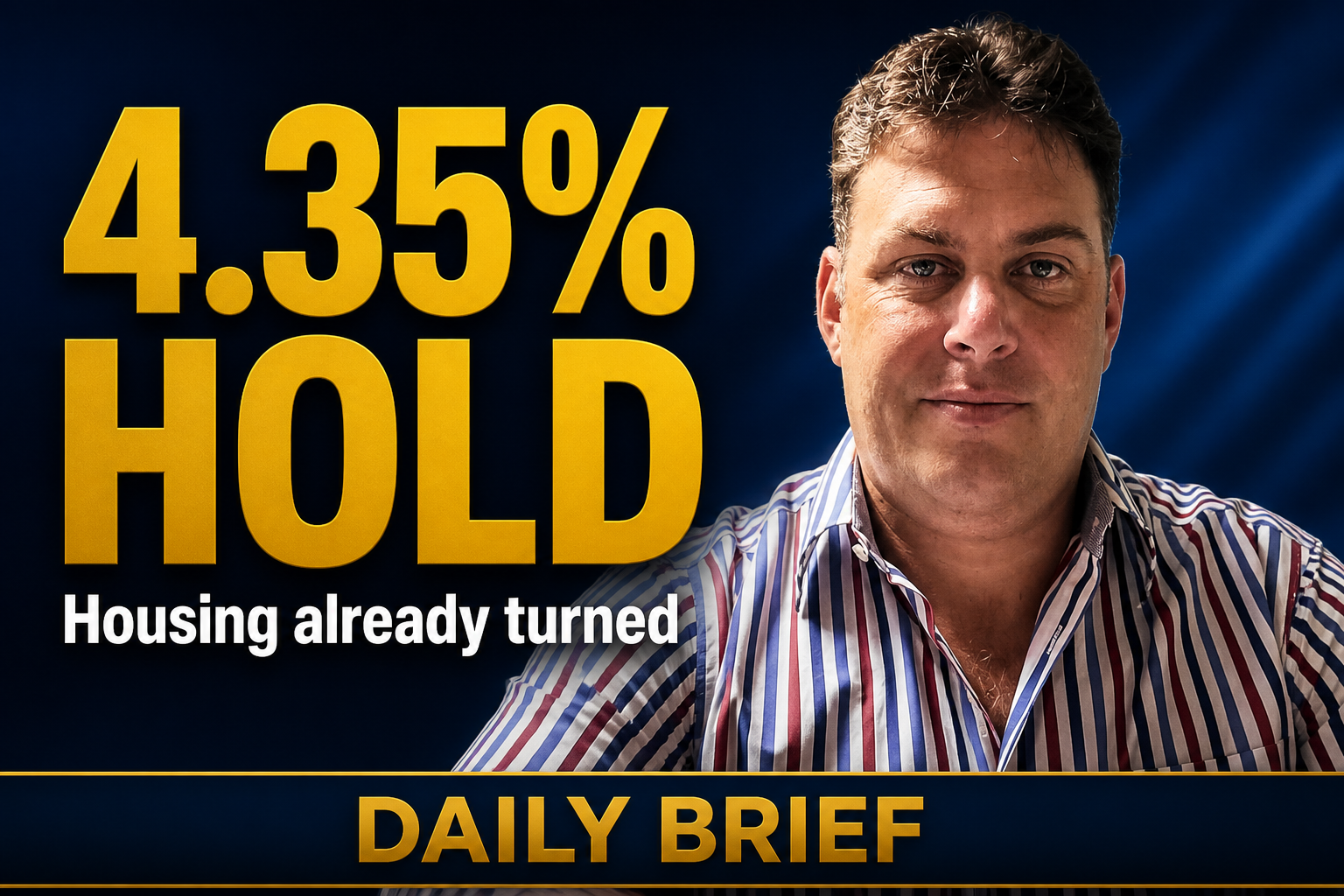 RBA Held at 4.35% — But Housing Has Already Turned