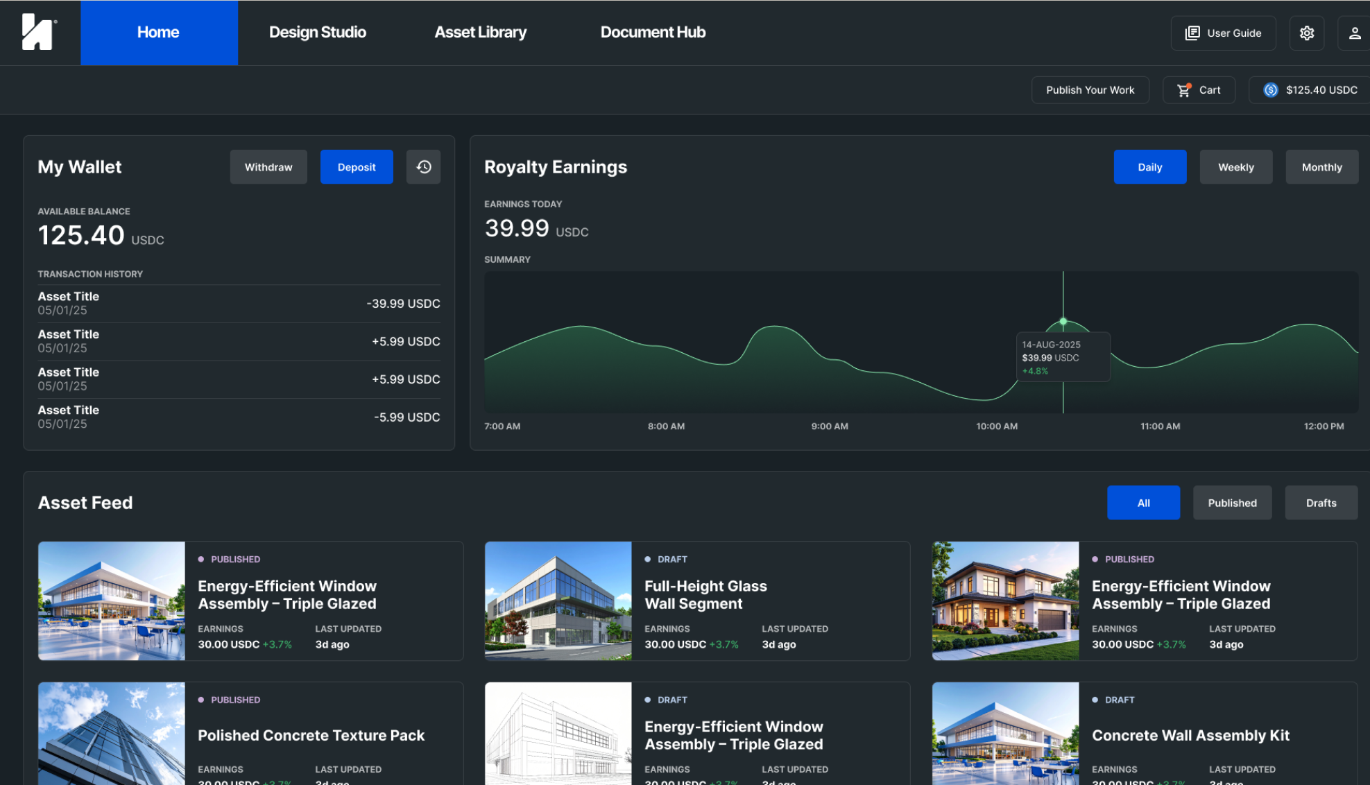 Royalty Dashboard