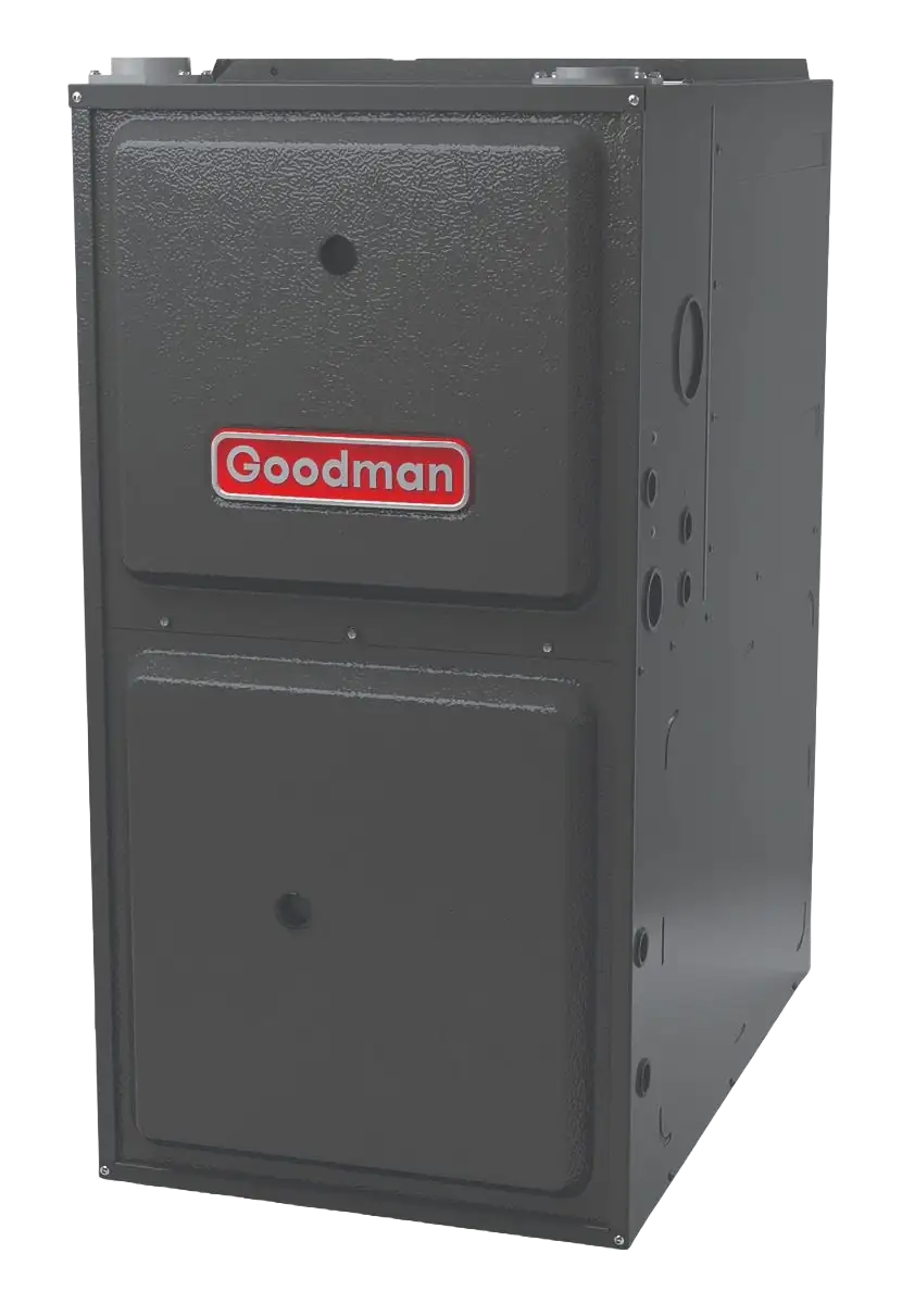 Goodman GMVC961005CN Variable Speed 2-Stage Upflow/Horizontal Gas Furnace with Low Nox, 96% Afue, 100,000 Btu/H, 2,000 Cfm, 21" Width