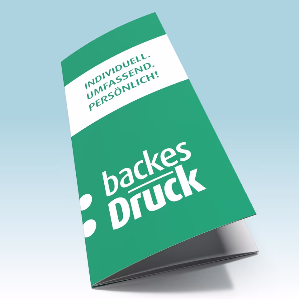 Mockup Flyer von backesDruck