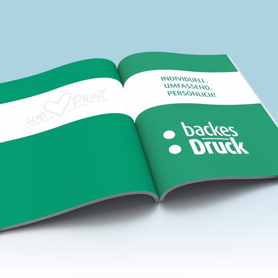 Mockup Broschüren von backesDruck