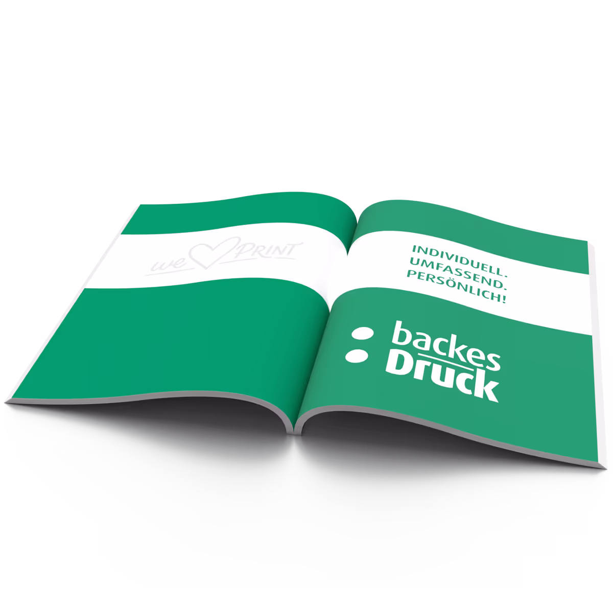 Hero Image Mockup Broschüren von backesDruck