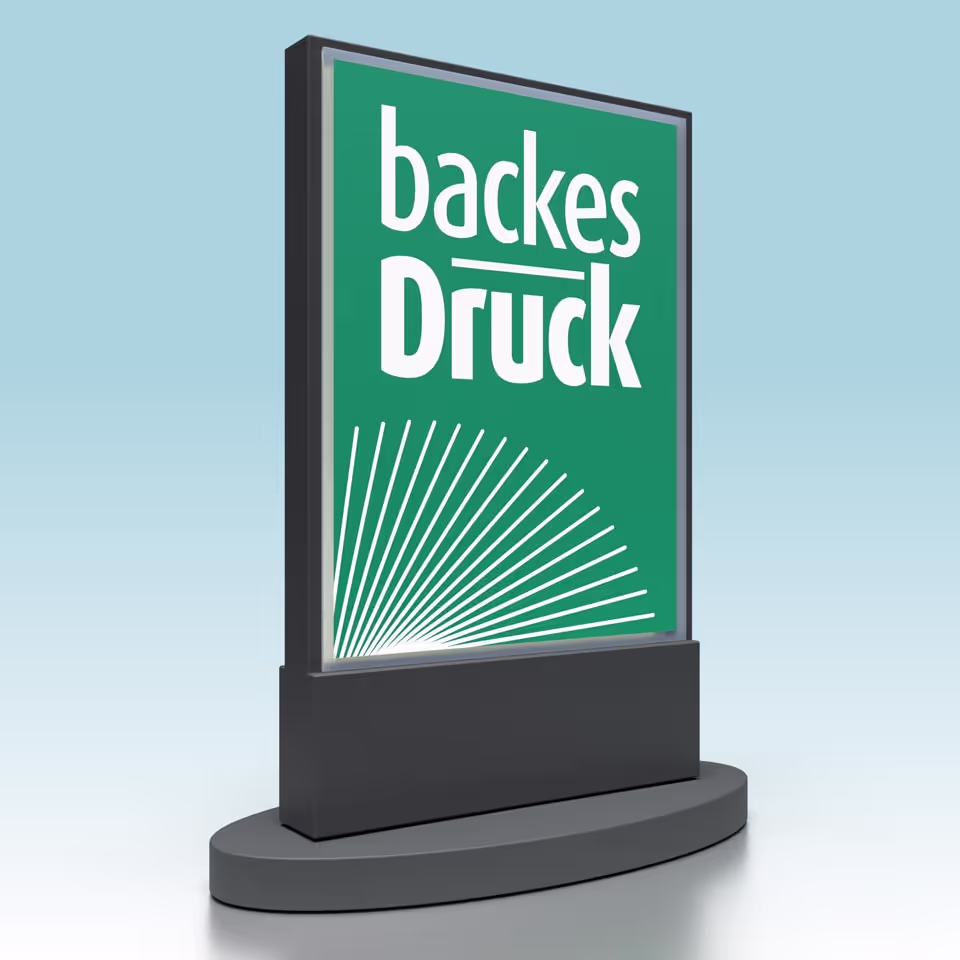 Mockup Werbetechnik von backesDruck