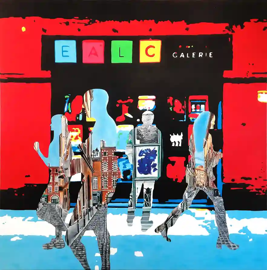EALC galerie - oeuvre de Xavier Pinel - artiste visuel à Toulouse