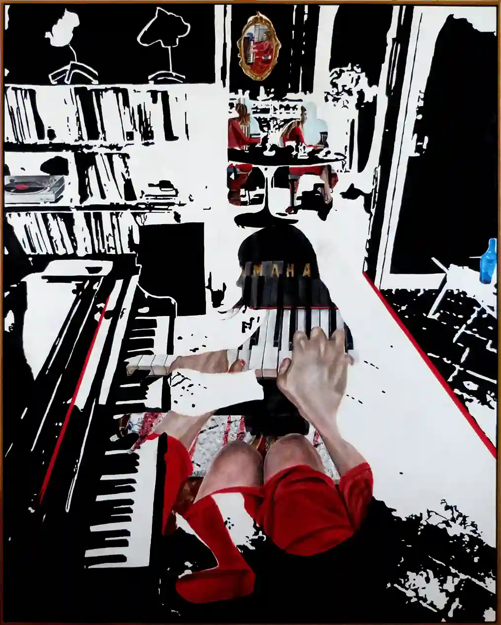 au piano