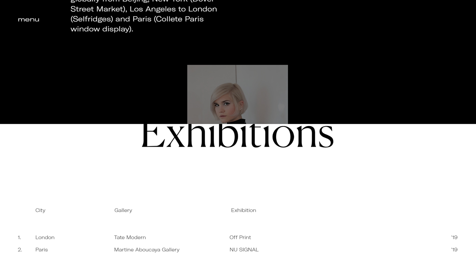 Ada Sokol Official Website Web Design