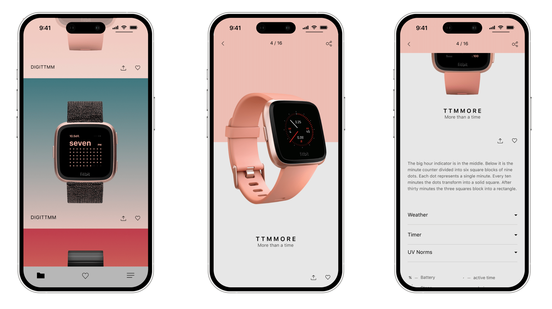 TTMM Alberta Salamon Official iOS App Design