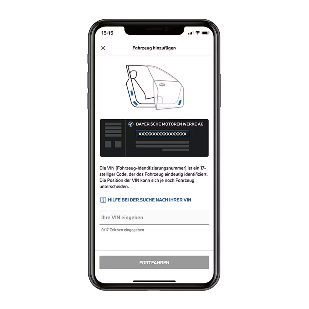 Fahrzeug hinzufügen in der My BMW App – transparente Informationen mit BMW Köhler in Karlstadt