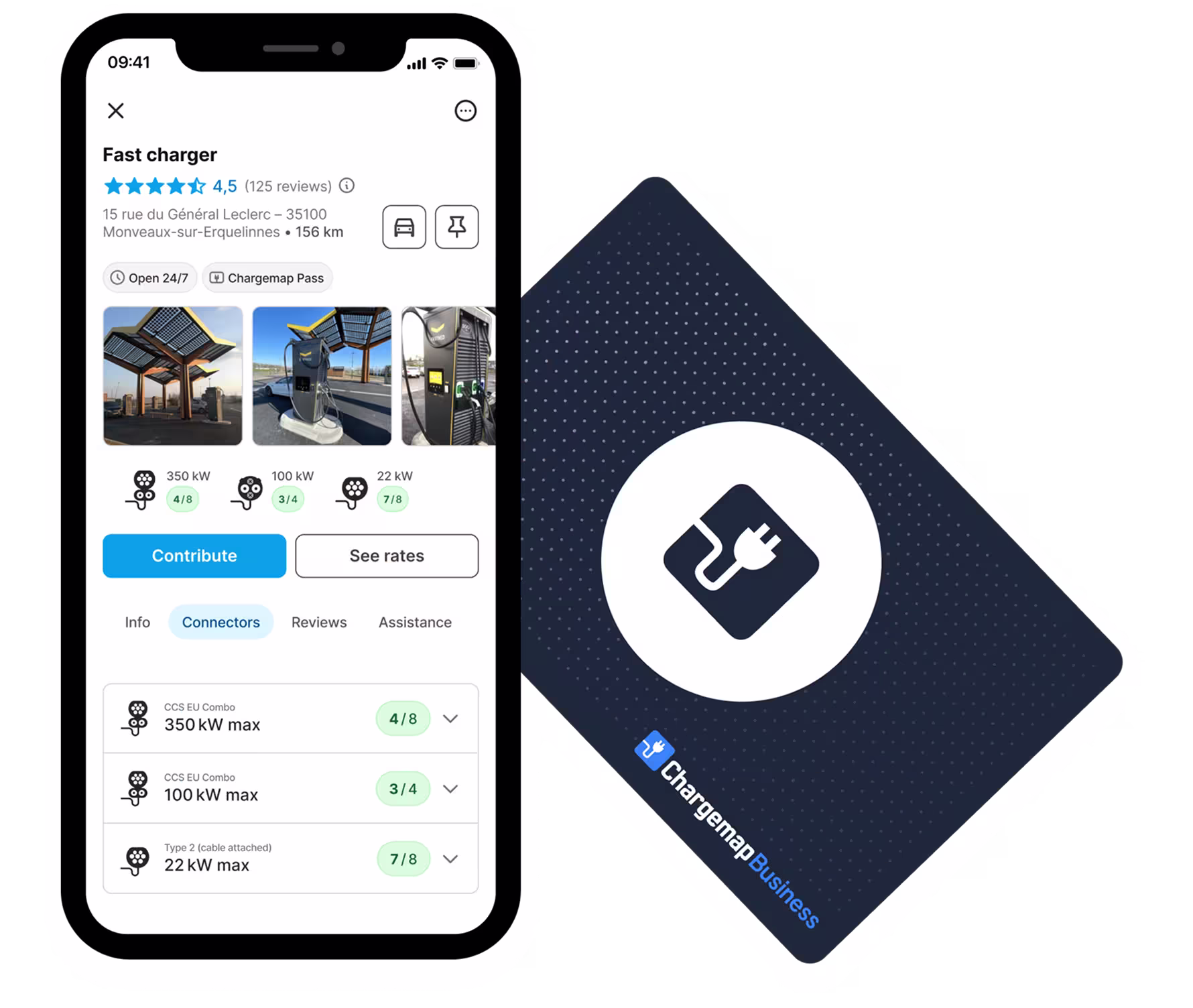 mockup chargemap business pass