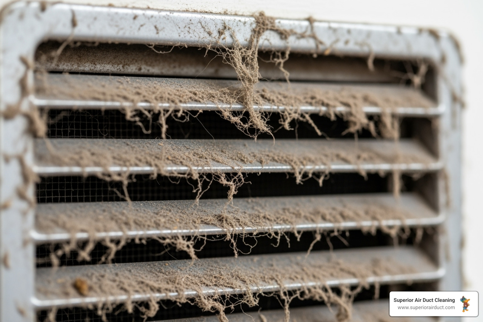 Dusty air vent - air duct cleaning south hills pittsburgh