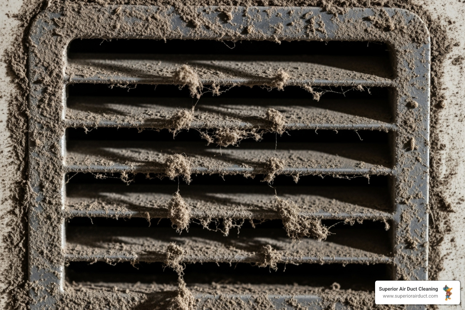 dirty, dusty air vent cover - duct disinfectant service ambridge pa