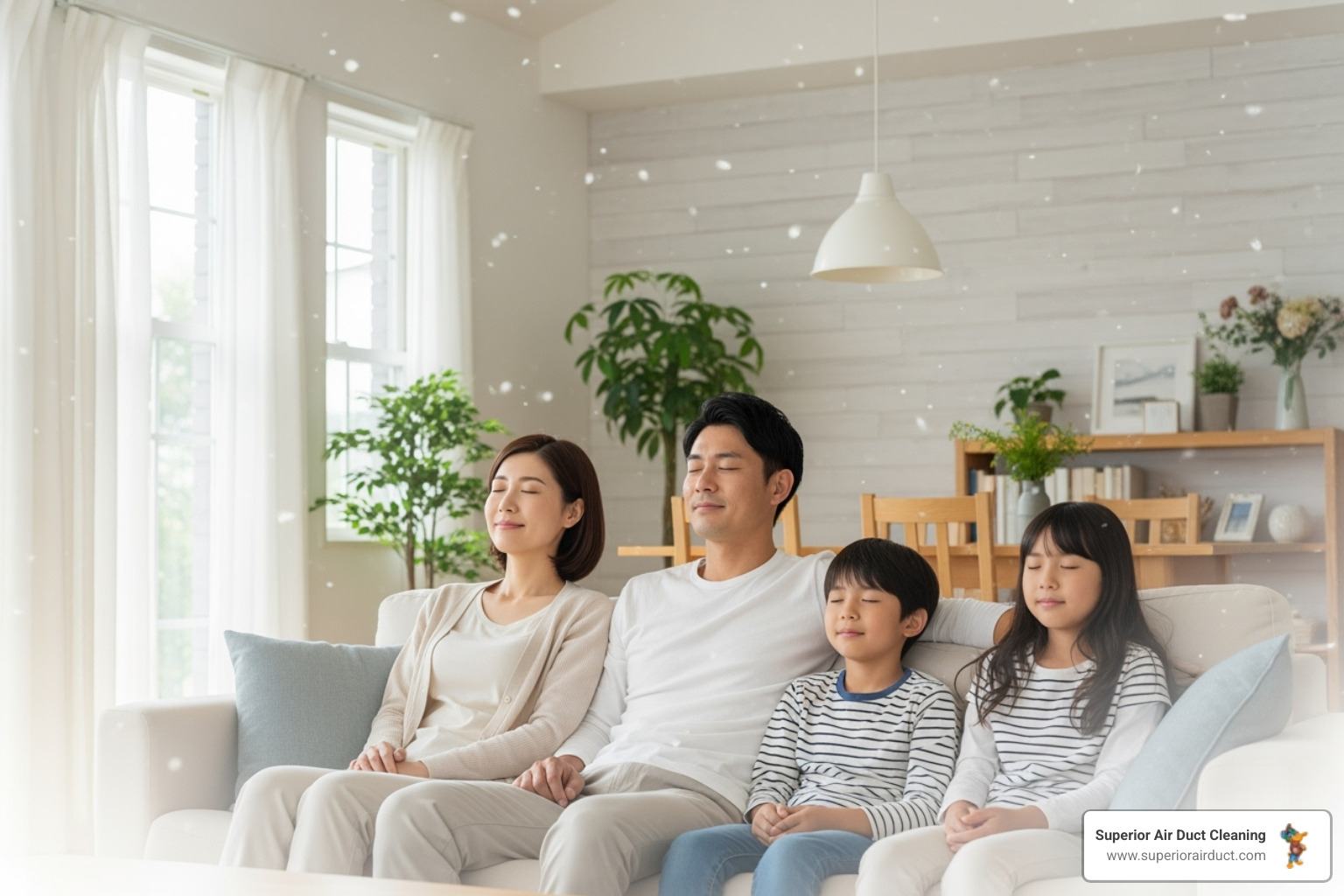 family enjoying fresh, clean air in their home - hvac antimicrobial treatment aliquippa pa family enjoying fresh, clean air in their home - hvac antimicrobial treatment aliquippa pa