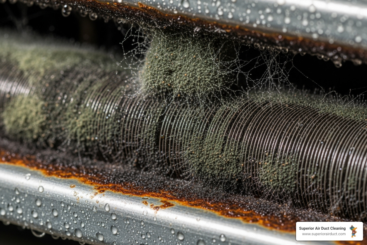 close-up of mold on an HVAC component - hvac antimicrobial treatment aliquippa pa close-up of mold on an HVAC component - hvac antimicrobial treatment aliquippa pa