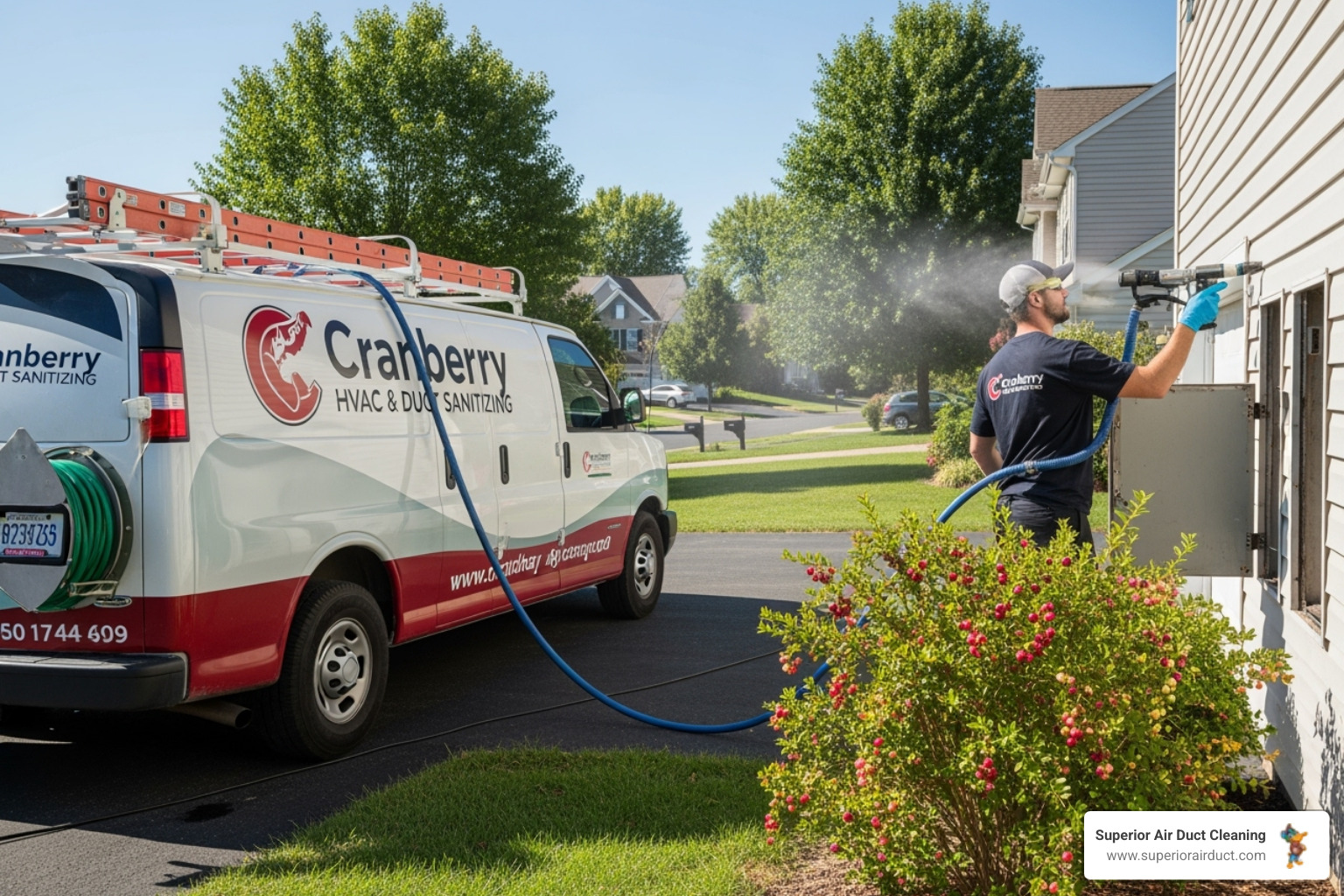 Calendar with an HVAC vent icon circled - ac duct sanitizing cranberry township pa