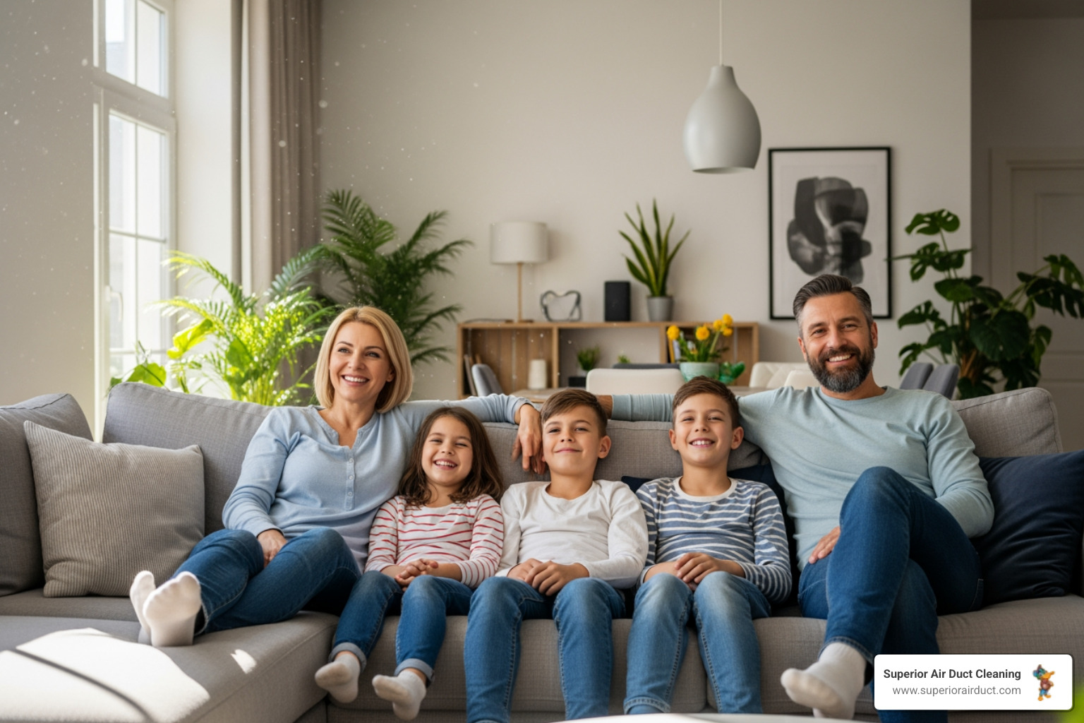 a family breathing easily in a fresh-looking home - air duct cleaning poland oh a family breathing easily in a fresh-looking home - air duct cleaning poland oh