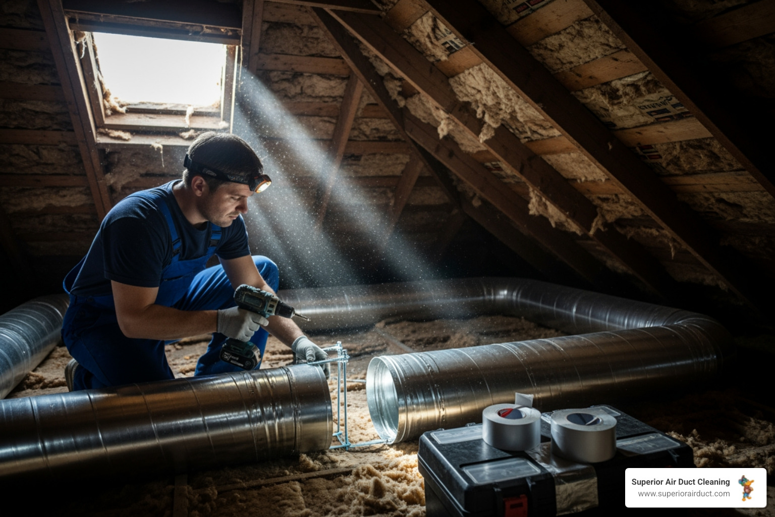 infographic showing the complete duct replacement process from initial inspection and old duct removal through new material selection, professional installation with proper sealing and insulation, and final testing, along with signs indicating when replacement is needed such as age over 15 years, visible damage, rising energy bills, and uneven temperatures throughout the home - duct replacement & installation
