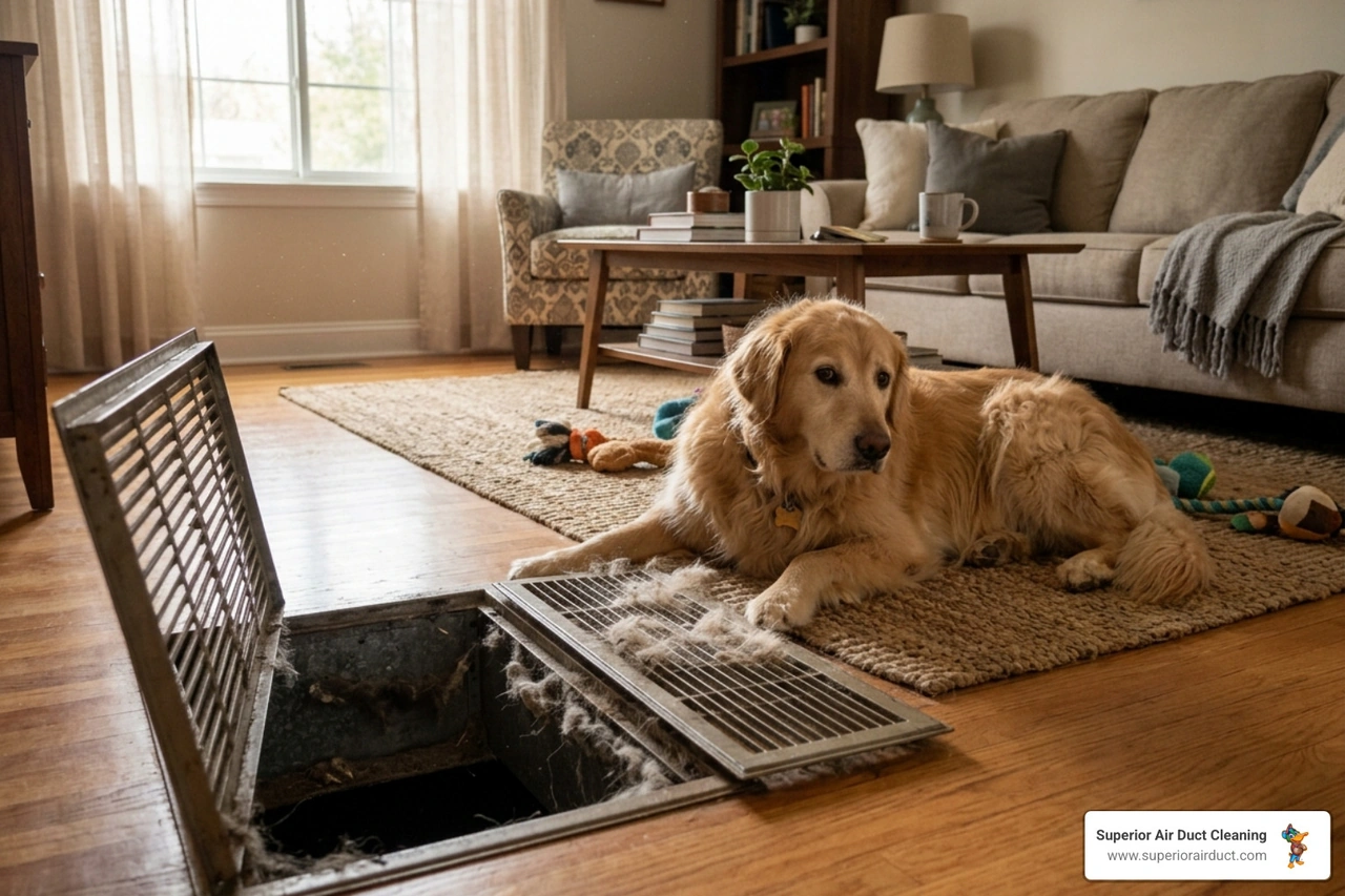How Often to Clean Your Ducts When You Have Furry Friends