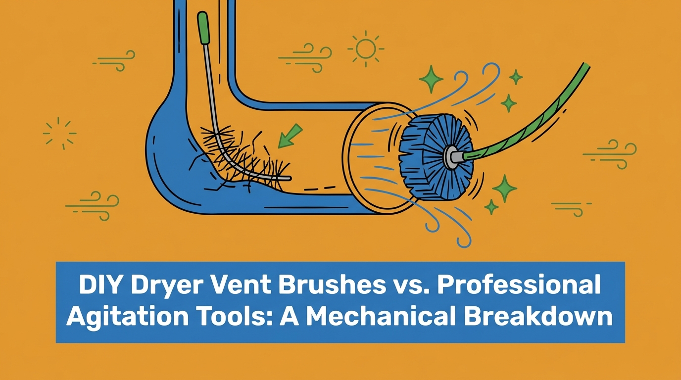 DIY Dryer Vent Brushes vs. Professional Agitation Tools