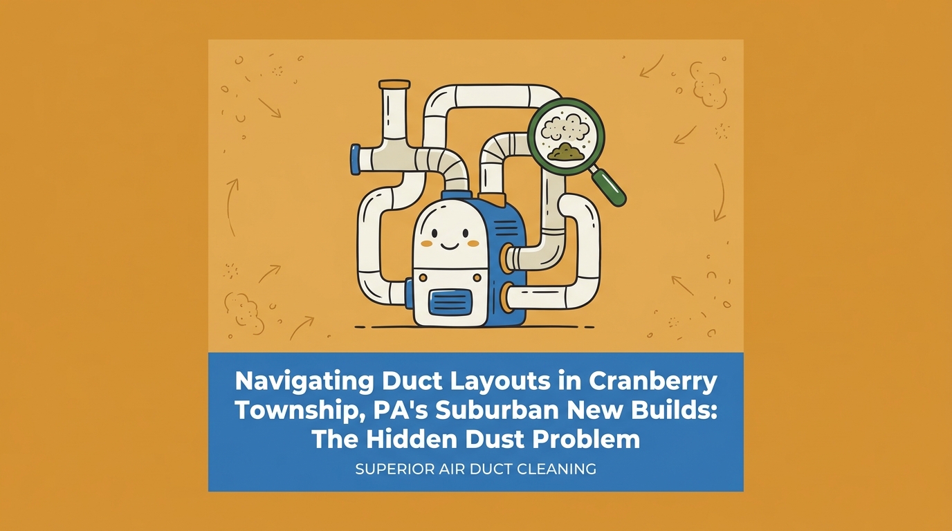 Navigating Duct Layouts in Cranberry Township's Suburban New Builds