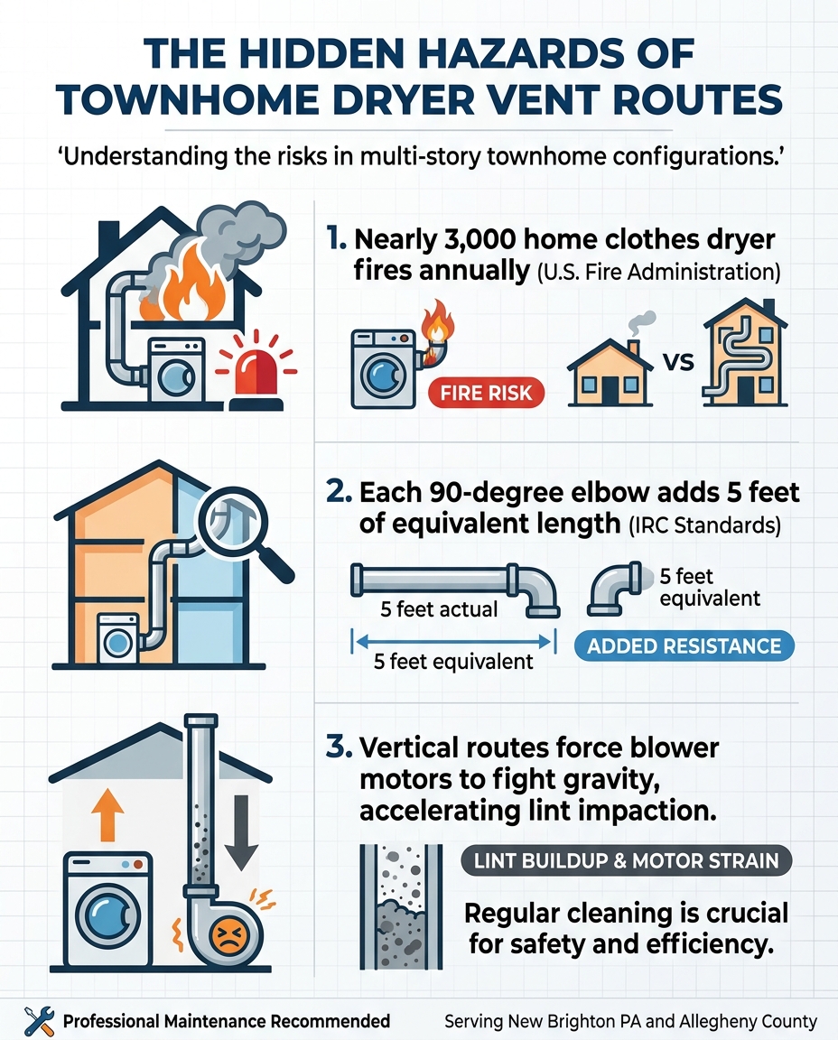 The Hidden Hazards of Townhome Dryer Vent Routes