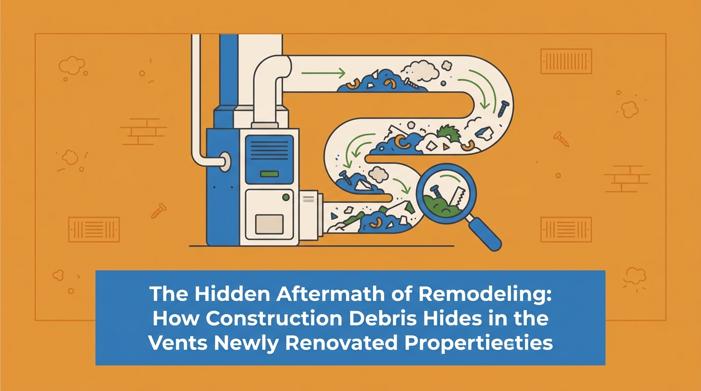 How Construction Debris Hides in the Vents of Newly Renovated Properties