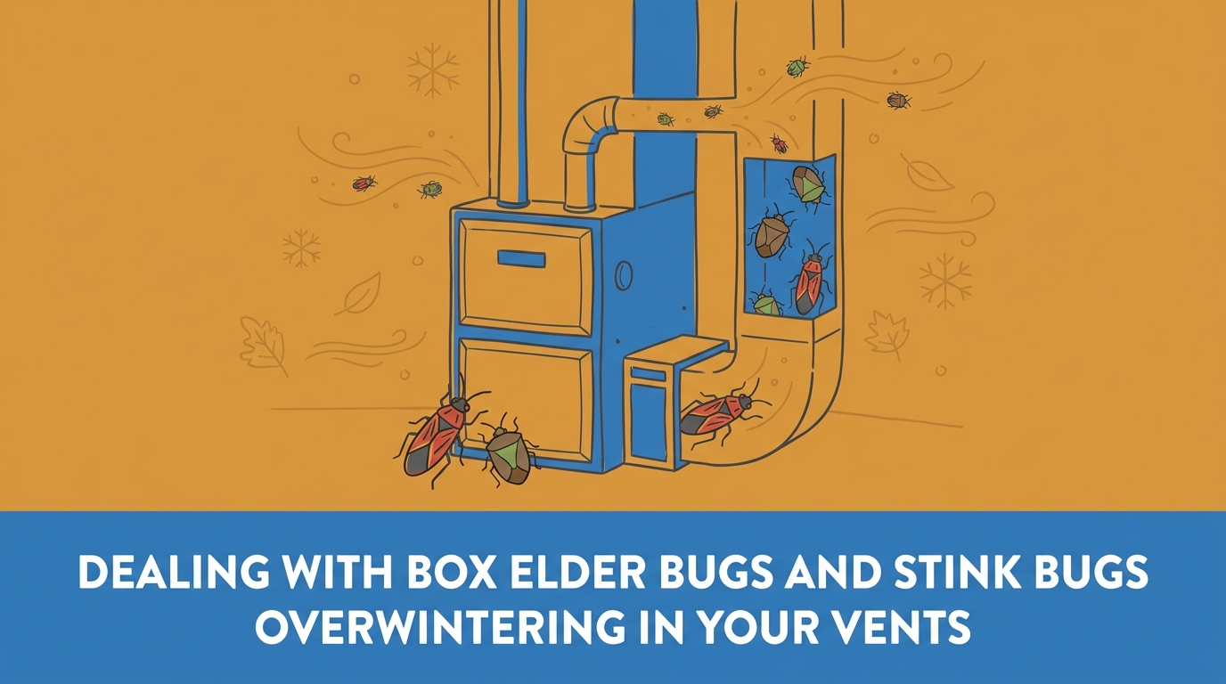 Dealing with Box Elder Bugs and Stink Bugs Overwintering in Your Vents