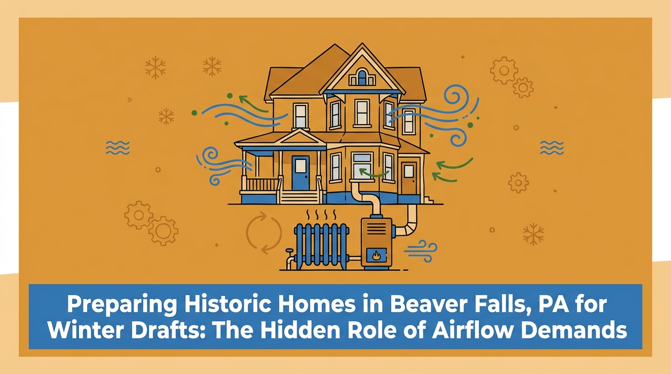 Preparing Historic Homes in Beaver Falls for Winter Drafts and Airflow Demands