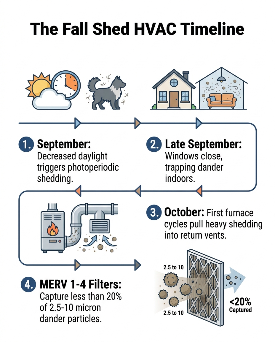 The Fall Shed HVAC Timeline