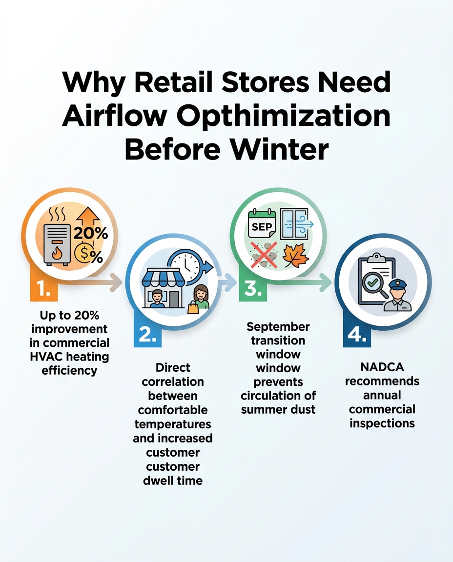 Why Retail Stores Need Airflow Optimization Before Winter