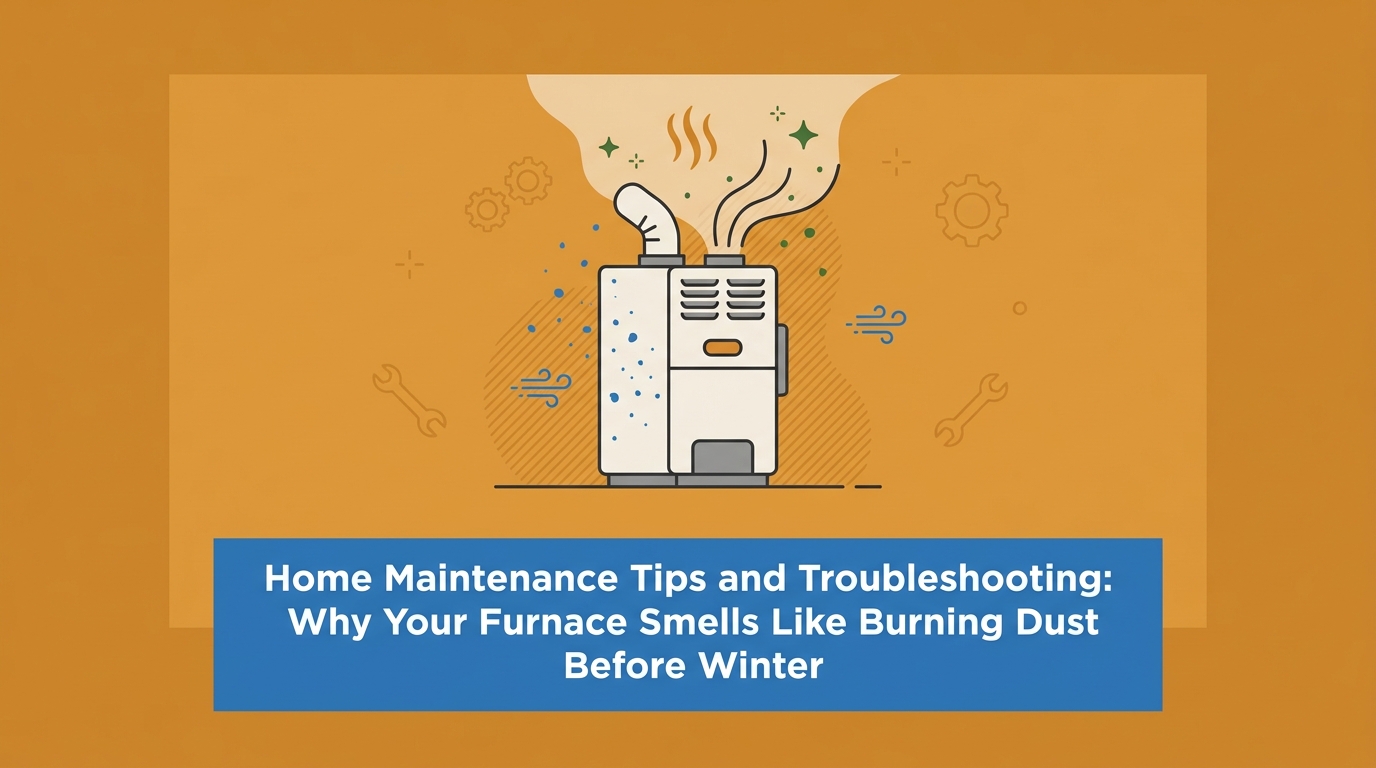 Home Maintenance Tips and Troubleshooting: Why Your Furnace Smells Like Burning Dust Before Winter