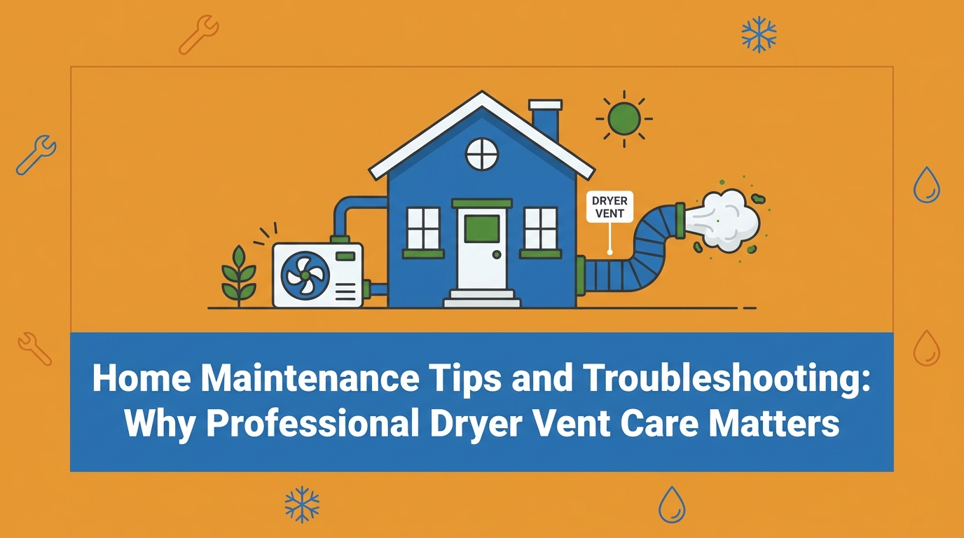 Home Maintenance Tips and Troubleshooting: Why Professional Dryer Vent Care Matters