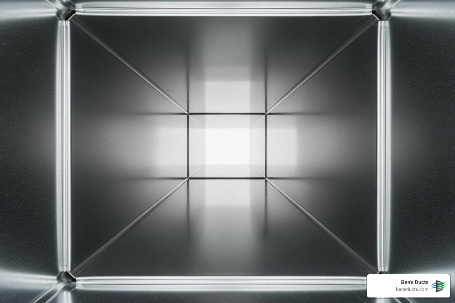 clean air duct interior after professional service - suburban air duct cleaning independence