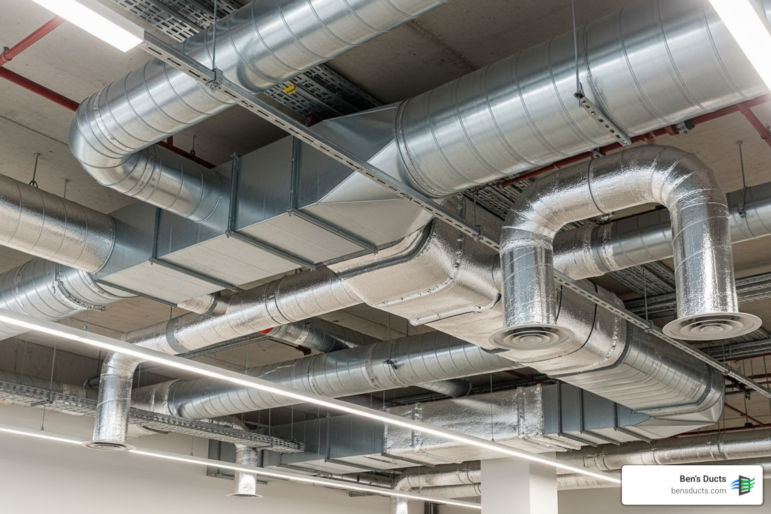 Commercial building air duct system - mold remediation air ducts berea