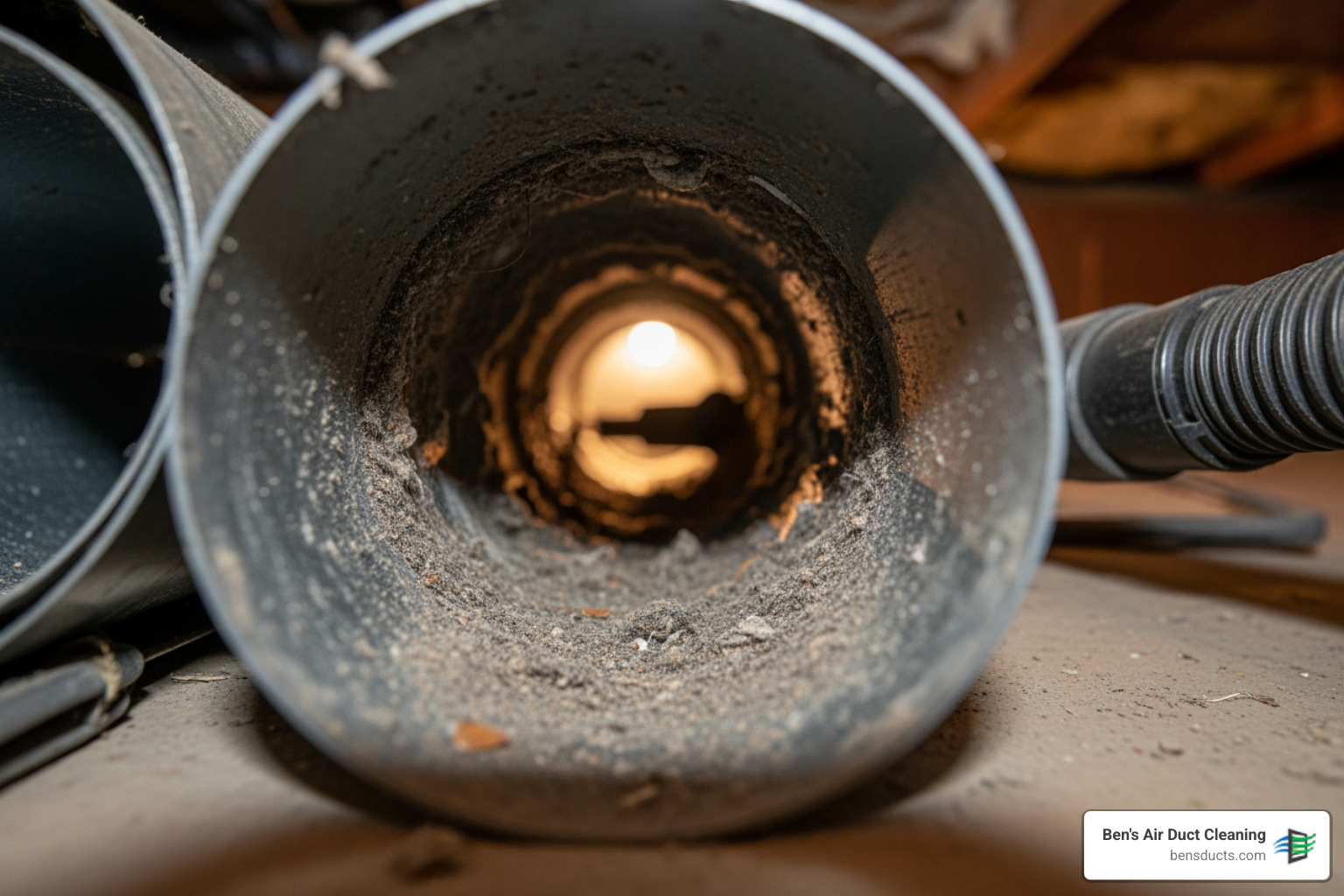 Infographic showing how HVAC duct systems circulate air throughout a home, with arrows indicating airflow through supply ducts, return vents, and the furnace or air handler, plus visual callouts highlighting where dust, allergens, pet dander, mold spores, and other contaminants accumulate in ductwork over time - residential air duct cleaning in westlake, oh Infographic showing how HVAC duct systems circulate air throughout a home, with arrows indicating airflow through supply ducts, return vents, and the furnace or air handler, plus visual callouts highlighting where dust, allergens, pet dander, mold spores, and other contaminants accumulate in ductwork over time - residential air duct cleaning in westlake, oh