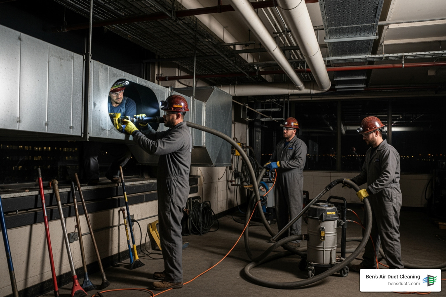 infographic explaining the top 5 signs a commercial building needs immediate duct cleaning - 24 hour commercial air duct cleaning in amherst, oh