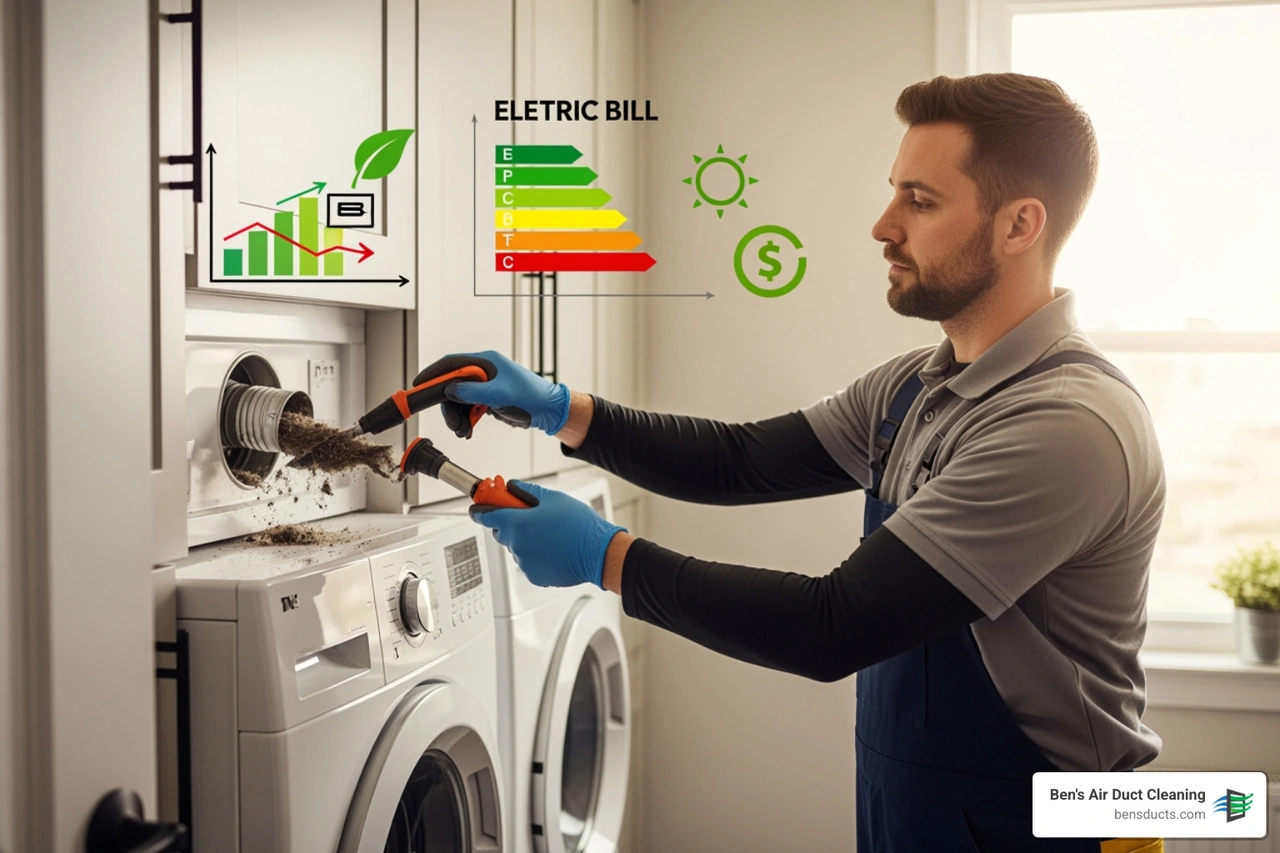 Is Your Clogged Dryer Vent Inflating Your Utility Bills?