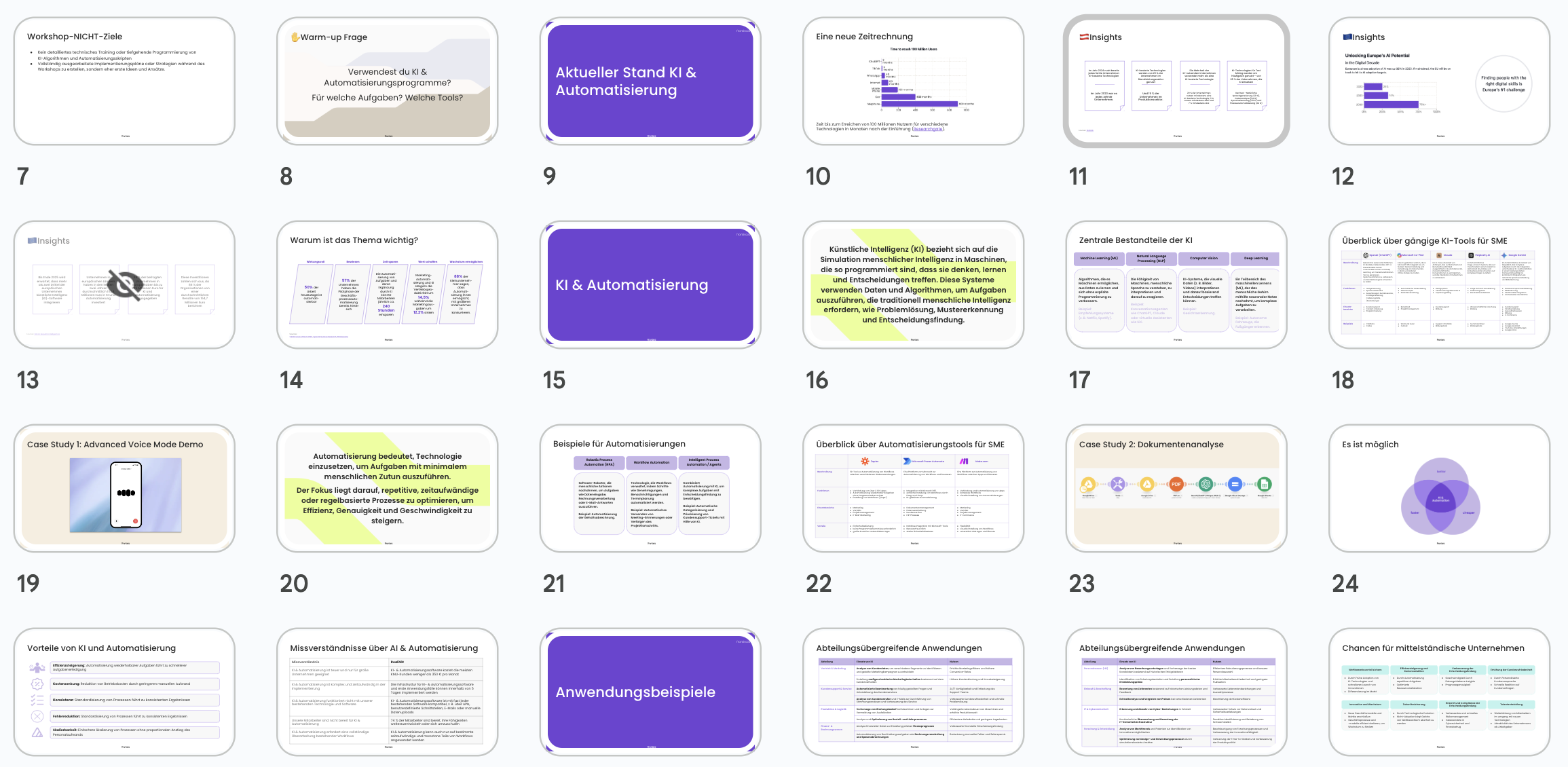 AI & Automation Introduction Session Slide